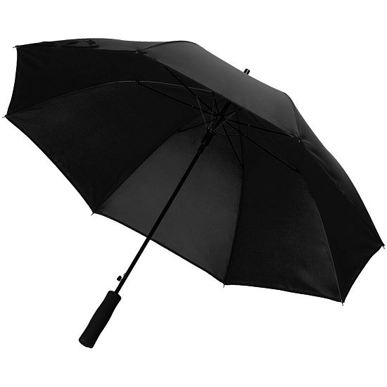 Зонт-трость Color Play, черный - подробное фото