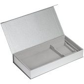 Коробка Planning с ложементом под набор с планингом, ежедневником, ручкой и визитницей, серебристая - фото