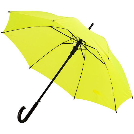 Зонт-трость Standard, желтый неон - подробное фото