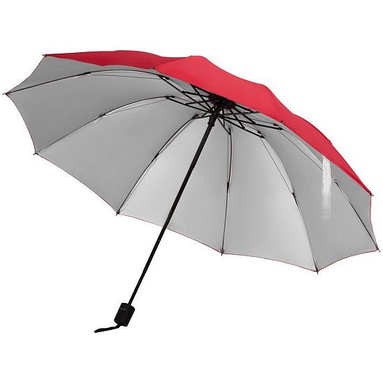 Зонт-наоборот складной Stardome, красный - подробное фото