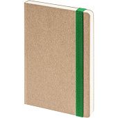 Ежедневник Eco Write Mini, недатированный, с зеленой резинкой - фото