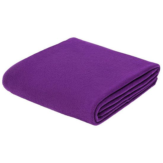 Флисовый плед Warm&Peace, фиолетовый - подробное фото