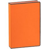 Ежедневник Frame, недатированный, оранжевый с серым - фото