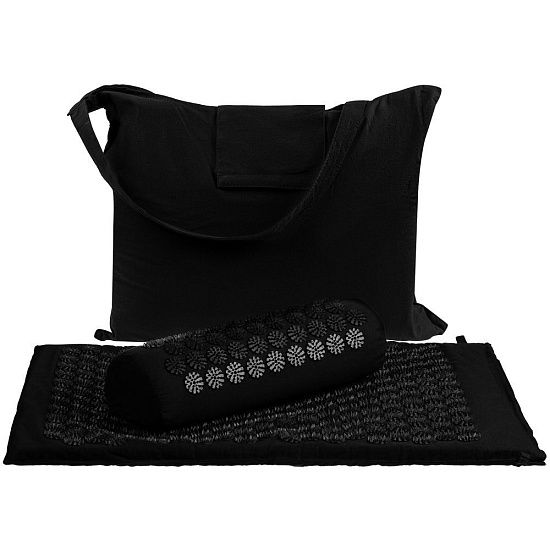 Массажный коврик с подушкой Akuna, черный - подробное фото