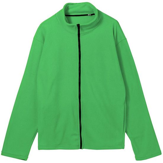 Куртка флисовая унисекс Manakin, зеленое яблоко - подробное фото