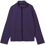 Куртка флисовая унисекс Manakin, фиолетовая - фото