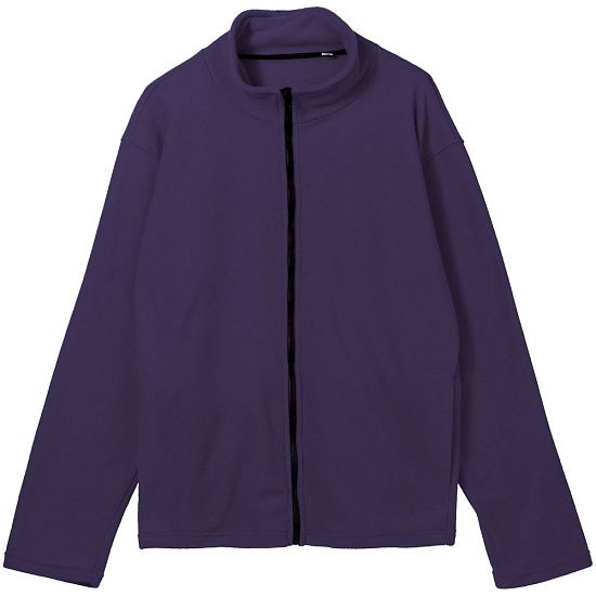Куртка флисовая унисекс Manakin, фиолетовая - подробное фото