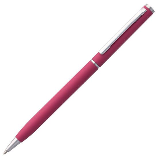 Ручка шариковая Hotel Chrome, ver.2, матовая розовая - подробное фото