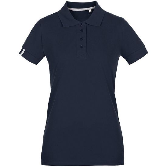 Рубашка поло женская Virma Premium Lady, темно-синяя - подробное фото