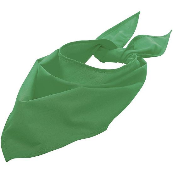 Шейный платок Bandana, ярко-зеленый - подробное фото