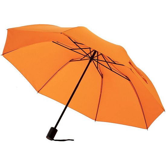 Зонт складной Rain Spell, оранжевый - подробное фото