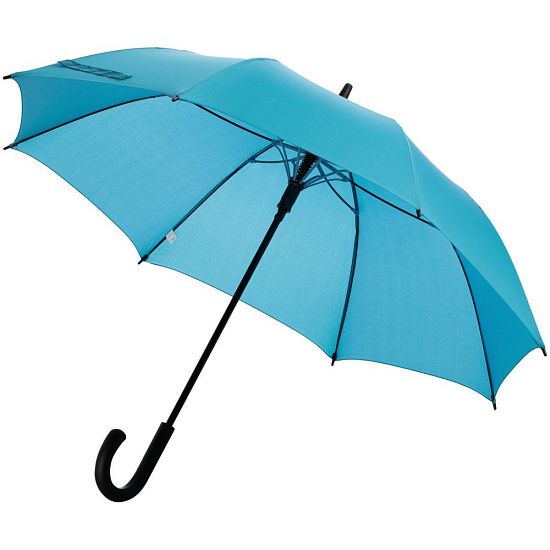 Зонт-трость Undercolor с цветными спицами, бирюзовый - подробное фото