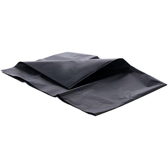 Декоративная упаковочная бумага Tissue, черная - подробное фото