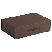 Коробка Case, подарочная, коричневая - фото