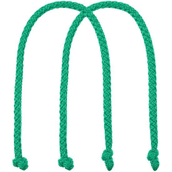 Ручки Corda для пакета M, зеленые - подробное фото