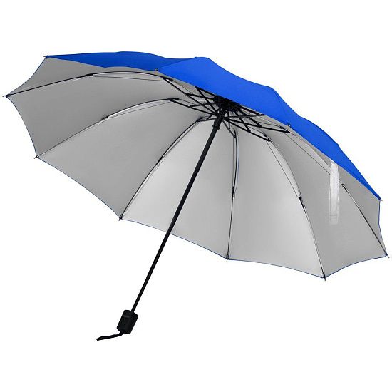 Зонт-наоборот складной Stardome, синий - подробное фото