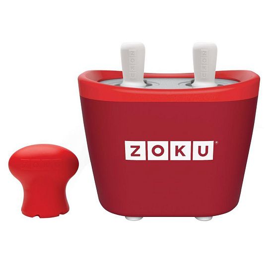 Набор для приготовления мороженого Duo Quick Pop Maker, красный - подробное фото