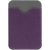 Чехол для карты на телефон Devon, фиолетовый с серым - фото