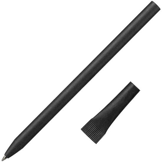Ручка шариковая Carton Plus, черная - подробное фото