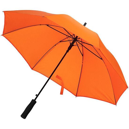 Зонт-трость Color Play, оранжевый - подробное фото