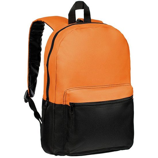 Рюкзак Base Up, черный с оранжевым - подробное фото