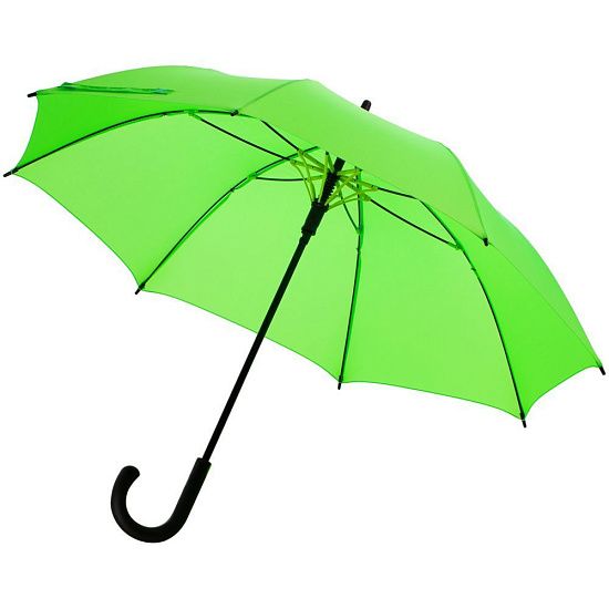 Зонт-трость Undercolor с цветными спицами, зеленое яблоко - подробное фото