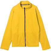 Куртка флисовая унисекс Manakin, желтая - фото