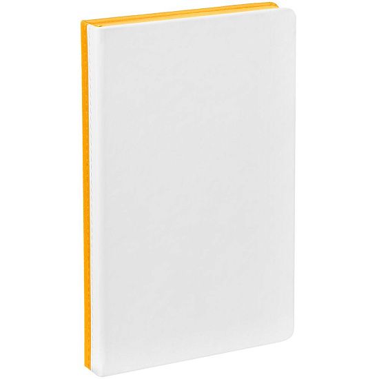 Ежедневник Duplex, недатированный, белый с желтым - подробное фото