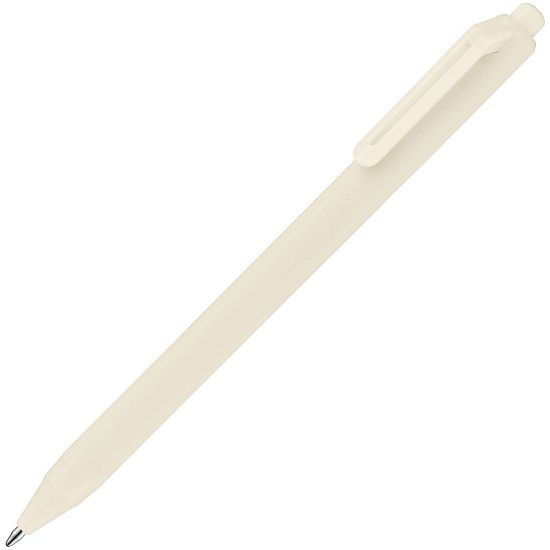 Ручка шариковая Cursive Soft Touch, бежевая - подробное фото