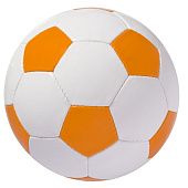 Мяч футбольный Street, бело-оранжевый - фото