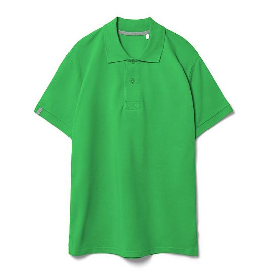 Рубашка поло мужская Virma Premium, зеленое яблоко - подробное фото