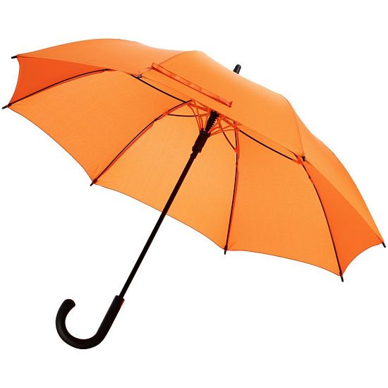 Зонт-трость Undercolor с цветными спицами, оранжевый - подробное фото