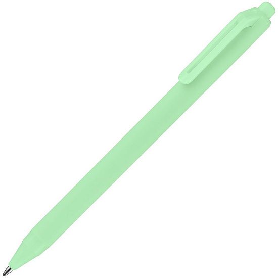 Ручка шариковая Cursive Soft Touch, зеленая - подробное фото