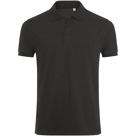 Рубашка поло мужская PHOENIX MEN, темно-серый меланж - подробное фото