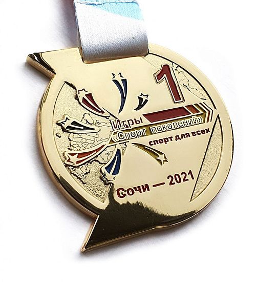 Медаль Игры "Спорт Поколений" - подробное фото