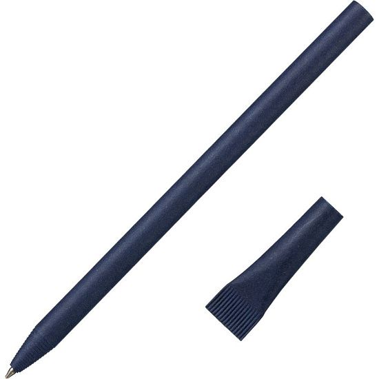 Ручка шариковая Carton Plus, синяя - подробное фото
