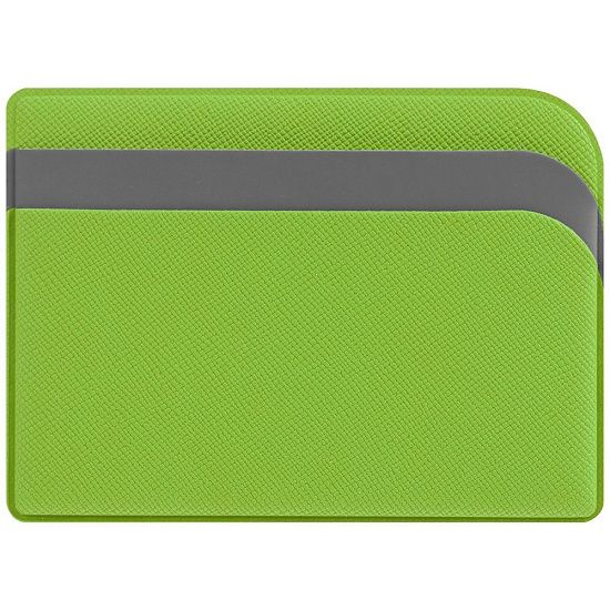 Чехол для карточек Dual, зеленый - подробное фото