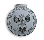 Медаль Федерация пляжного футбола, серебро - фото