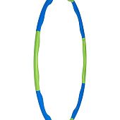 Обруч массажный Hula Hoop, сине-зеленый - фото