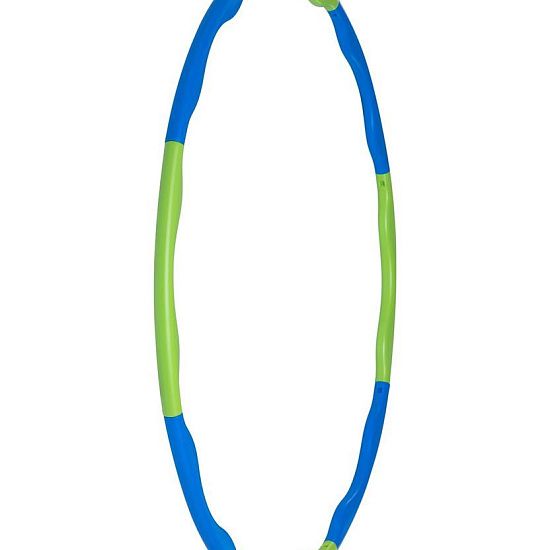 Обруч массажный Hula Hoop, сине-зеленый - подробное фото