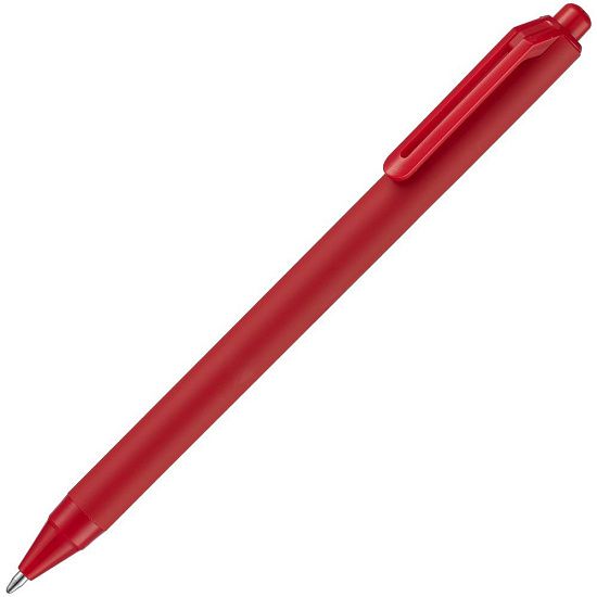 Ручка шариковая Cursive Soft Touch, красная - подробное фото