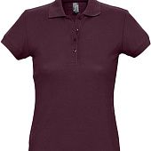Рубашка поло женская PASSION 170, бордовая - фото