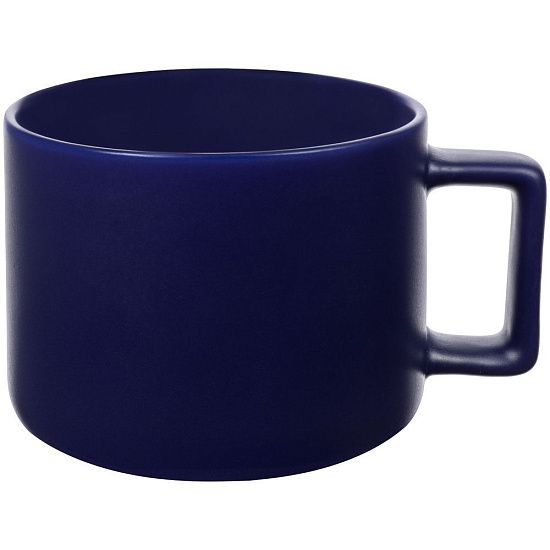Чашка Jumbo, матовая, синяя - подробное фото