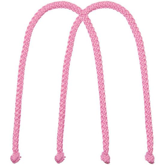 Ручки Corda для пакета M, розовые - подробное фото