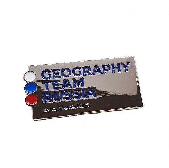 Значок "Geography Team Russia"  - подробное фото