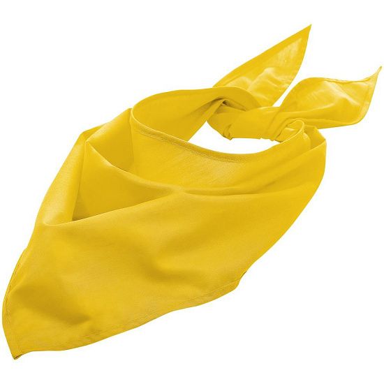 Шейный платок Bandana, желтый - подробное фото