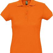 Рубашка поло женская PASSION 170, оранжевая - фото