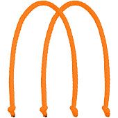 Ручки Corda для пакета L, оранжевый неон - фото