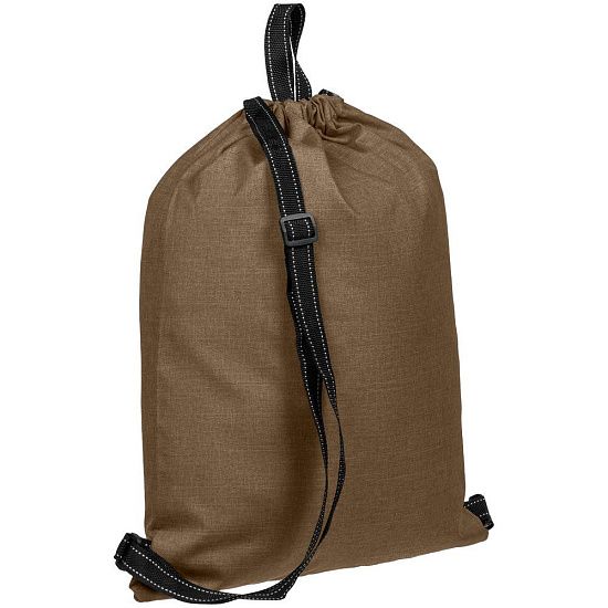 Рюкзак-мешок Melango, коричневый - подробное фото