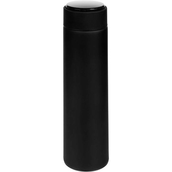 Смарт-бутылка с заменяемой батарейкой Long Therm Soft Touch, черная - подробное фото